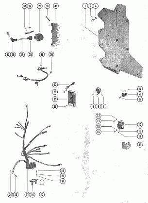 WIRING HARNESS SWITCH BOX AND IGNITION COIL