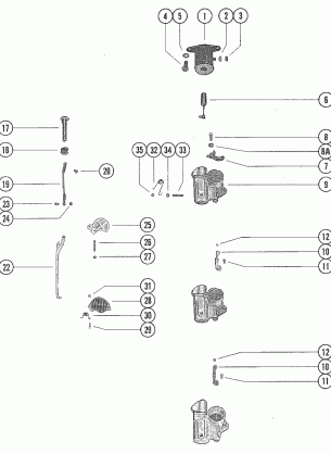 CARBURETOR LINKAGE AND CHOKE SOLENOID