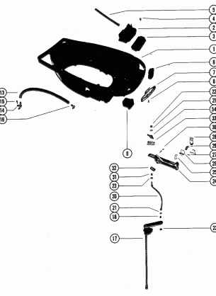 BOTTOM COWL AND SHIFT LINKAGE