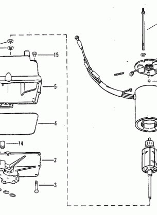 HYDRAULIC PUMP ASSEMBLY (PLASTIC RESERVOIR)