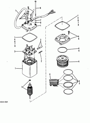 Power Trim Pump(Eaton Rectangular Motor)