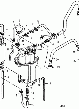 Vapor Separator Hose Routings