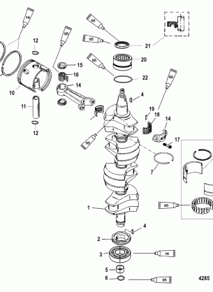 Crankshaft Pistons and Connecting Rods