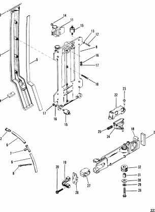 COWL MOUNTING BRACKET