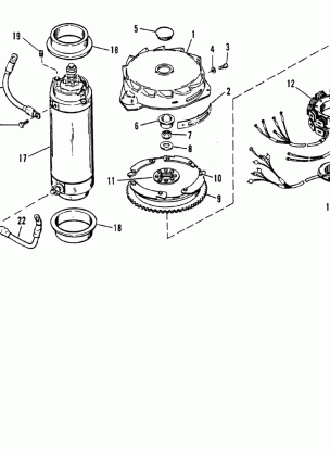 Flywheel and Starter Motor