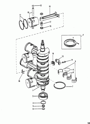 Crankshaft Pistons and Connecting Rods