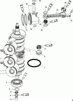 Crankshaft Pistons and Connecting Rods