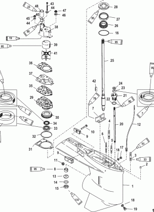 Gear Housing(Driveshaft)(Standard / Counter Rotation)