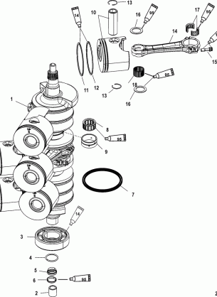 Crankshaft Pistons and Connecting Rods