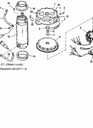 FLYWHEEL / STARTER MOTOR