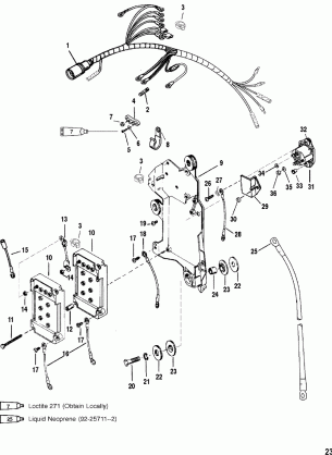 WIRING HARNESS / STARTER SOLENOID