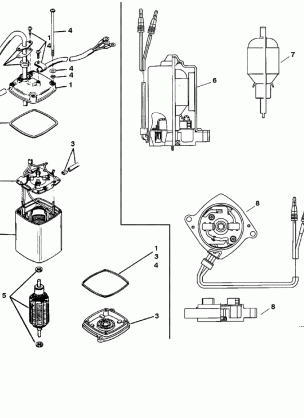 POWER TRIM MOTOR