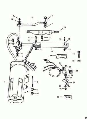 TRANSOM MOUNT POWER STEERING KIT