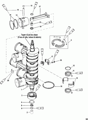 Crankshaft Pistons and Connecting Rods