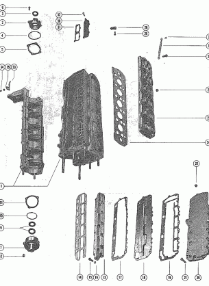 END CAP MANIFOLD AND EXHAUST COVERS