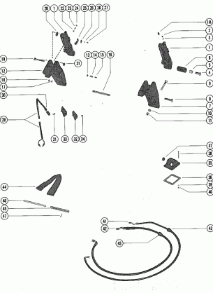 TRIM CYLINDERS AND HYDRAULIC HOSES