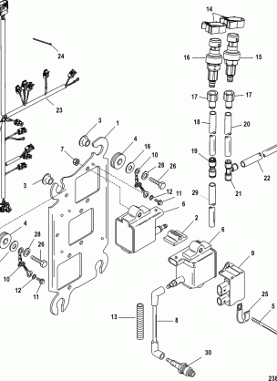 Coil Plate Assembly Serial Number 1B490865 and Below