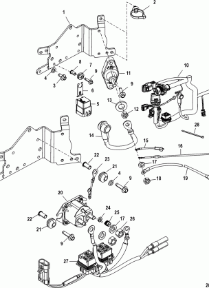 Electrical Plate Assembly Serial Number 1B490866 and Up