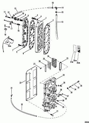 Reed Block and Cylinder Head