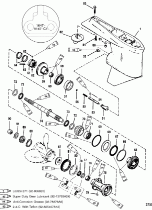 GEAR HSG(PROP)(CNTR ROTATION) (S / N-0G437999 BELOW)