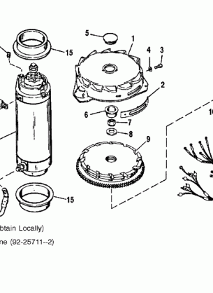 FLYWHEEL / STARTER MOTOR