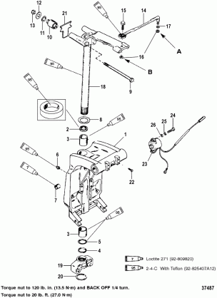 SWIVEL BRACKET AND STEERING ARM