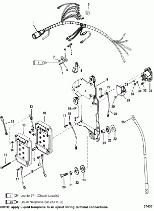 WIRING HARNESS / STARTER SOLENOID