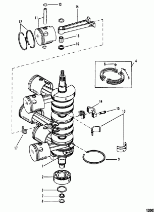 Crankshaft Pistons And Connecting Rods