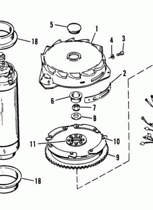 FLYWHEEL / STARTER MOTOR