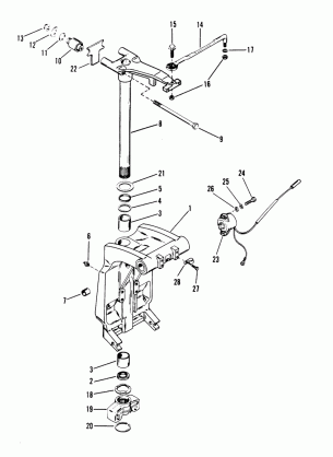 SWIVEL BRACKET AND STEERING ARM