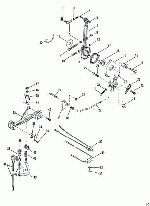 Throttle Lever and Shift Shaft