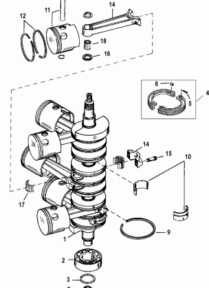 Crankshaft(Connecting Rod Forging tahos_ is 636-8118)