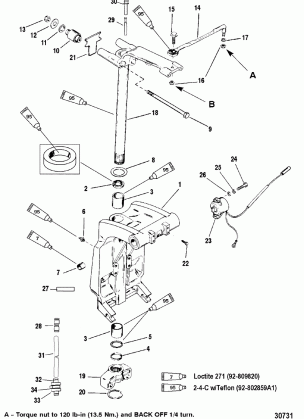 SWIVEL BRACKET AND STEERING ARM