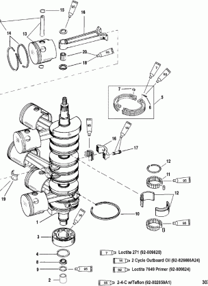 CRANKSHAFT PISTONS AND CONNECTING RODS