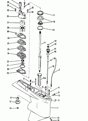 Gear Housing(Drive Shaft).178:1 Gear Ratio 4.25