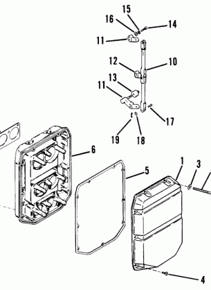 CHOKE PLATE AND THROTTLE LEVERS (S / N-C239552 AND BELOW)