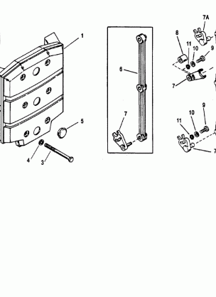 CHOKE PLATE AND THROTTLE LEVERS