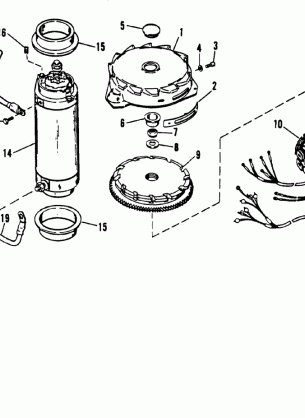 FLYWHEEL / STARTER MOTOR