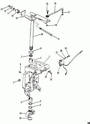 SWIVEL BRACKET AND STEERING ARM