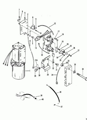 Hydraulic Pump and Mounting Brackets