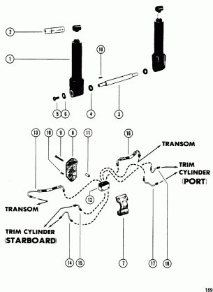 Trim Cylinder(S / N-USA-5464485 / AUS-8061769 & Below)