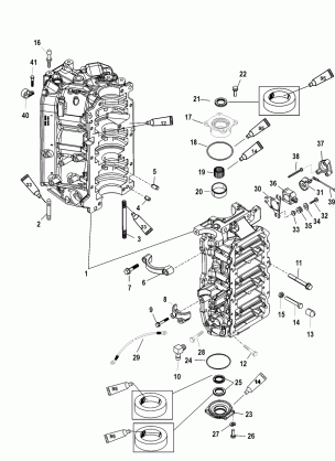 CYLINDER BLOCK AND END CAPS