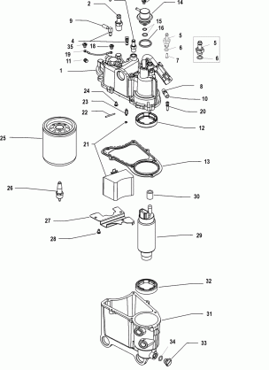 VAPOR SEPARATOR COMPONENTS