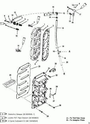 REED BLOCK AND CYLINDER HEAD