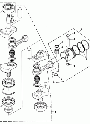 CRANKSHAFT AND PISTON