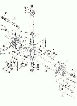 CLAMP AND SWIVEL BRACKET / REVERSE LOCK