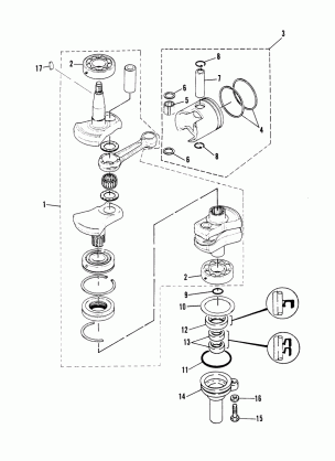 CRANKSHAFT AND PISTON