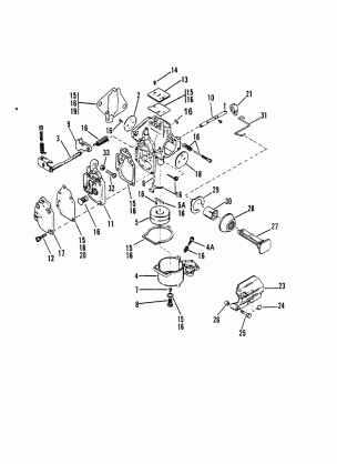 Carburetor SeaPro / Marathon10 & 15