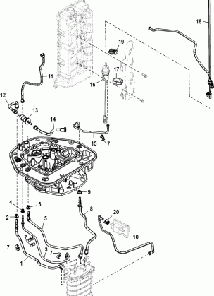 Adaptor Plate Hose Routings