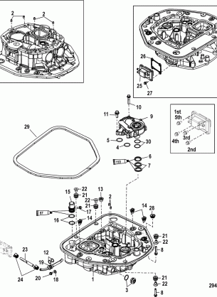 Oil Pump / Adaptor Plate-Upper